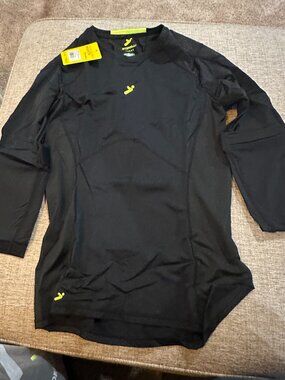 STORELLI BODY SHIELD MATCH DAY SHIRT BLACK LARGE